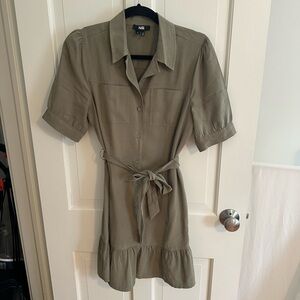 Paige gamble mini dress in green